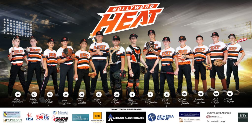 12U hollywood heat sponsors 2021